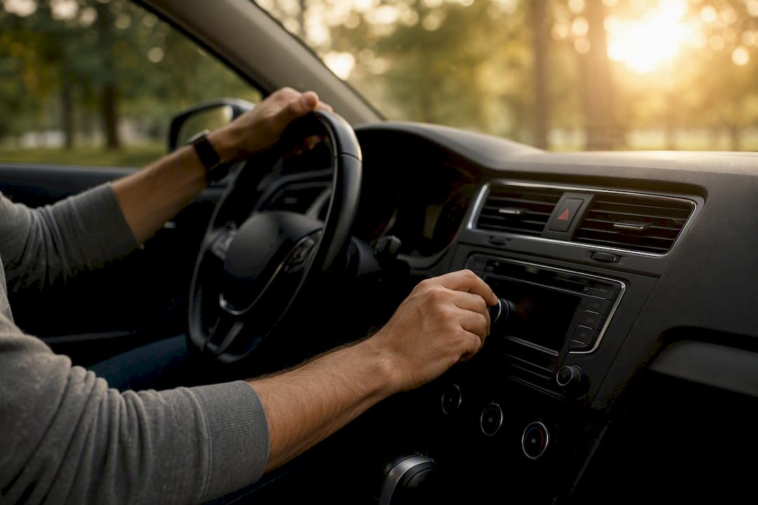 Driver activating phone Do Not Disturb mode